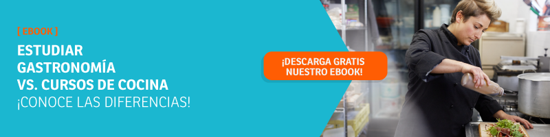 Ebook: estudiar gastronomía vs cursos de cocina, ULC